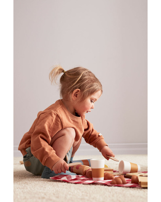 KIDS CONCEPT. Σετ πικ-νικ με ξύλινα αξεσουάρ KID'S HUB