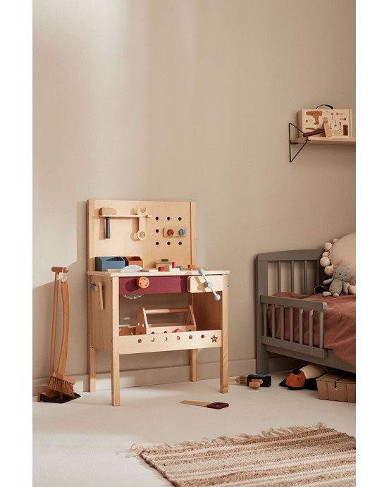 KIDS CONCEPT. Ξύλινος πάγκος εργαλείων KID'S HUB