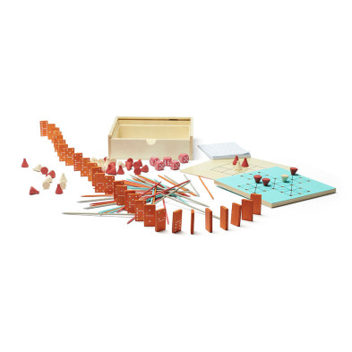 KIDS CONCEPT. Σετ 6 επιτραπέζιων παιχνιδιών