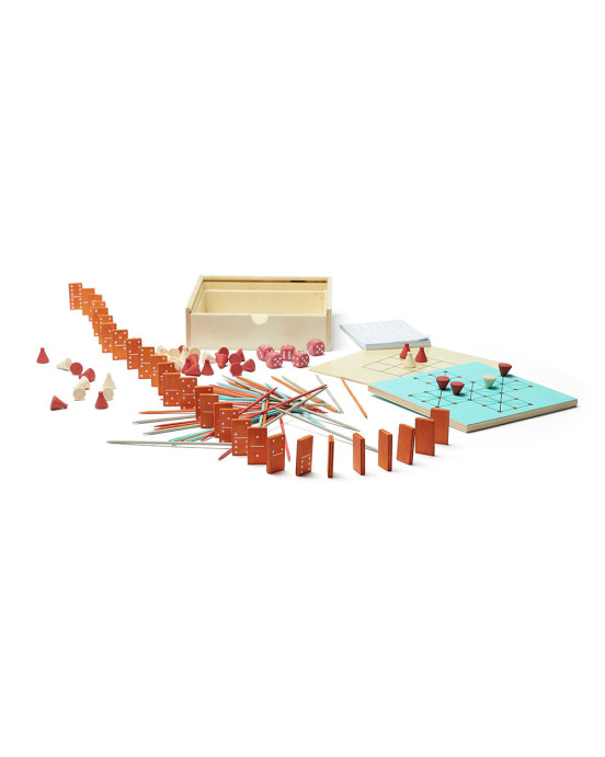 KIDS CONCEPT. Σετ 6 επιτραπέζιων παιχνιδιών