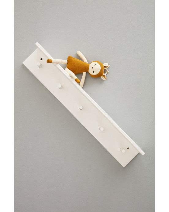 KIDS CONCEPT. Ράφι με κρεμαστάρια STAR (λευκό)