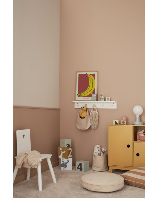 KIDS CONCEPT. Ράφι με κρεμαστάρια STAR (λευκό)