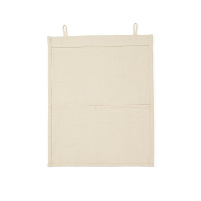 KIDS CONCEPT. Υφασμάτινη κρεμαστή θήκη παιχνιδιών Off White