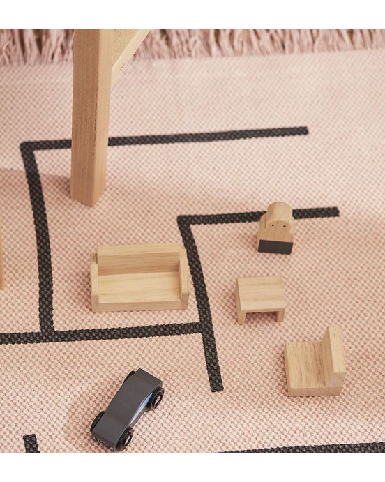 KIDS CONCEPT. Χαλί Geometric 130x90 (ροζ)