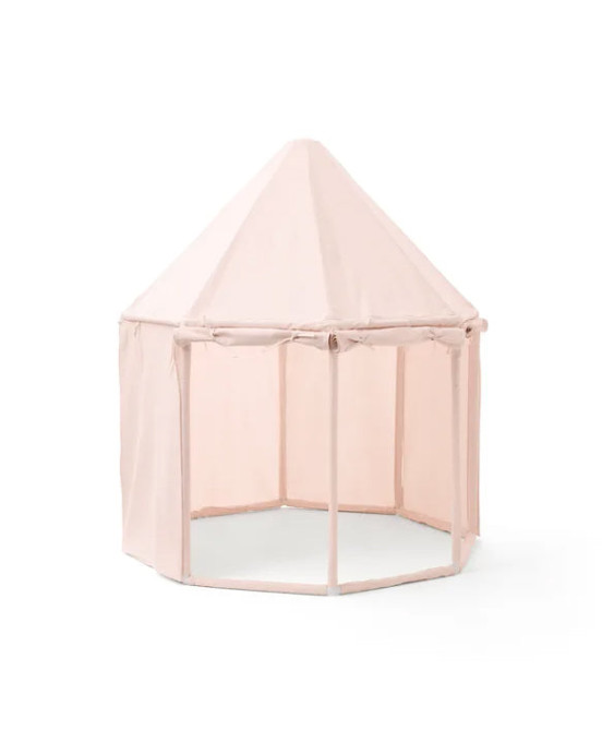 KIDS CONCEPT. Ξύλινο σπιτάκι πολυγωνικό Montessori (απαλό ροζ)