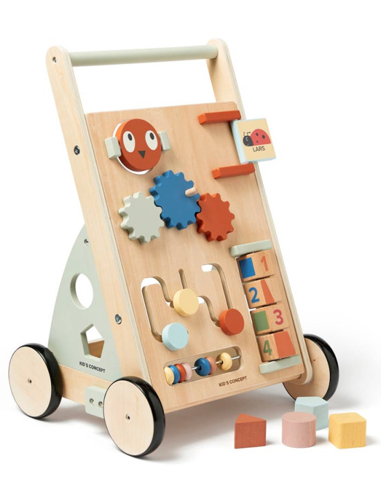 KIDS CONCEPT. Ξύλινη περπατήστρα δραστηριοτήτων EDVIN