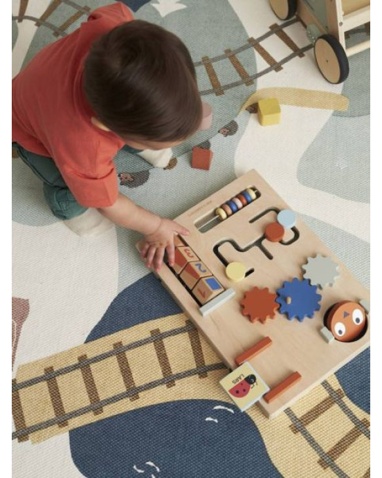 KIDS CONCEPT. Ξύλινη περπατήστρα δραστηριοτήτων EDVIN