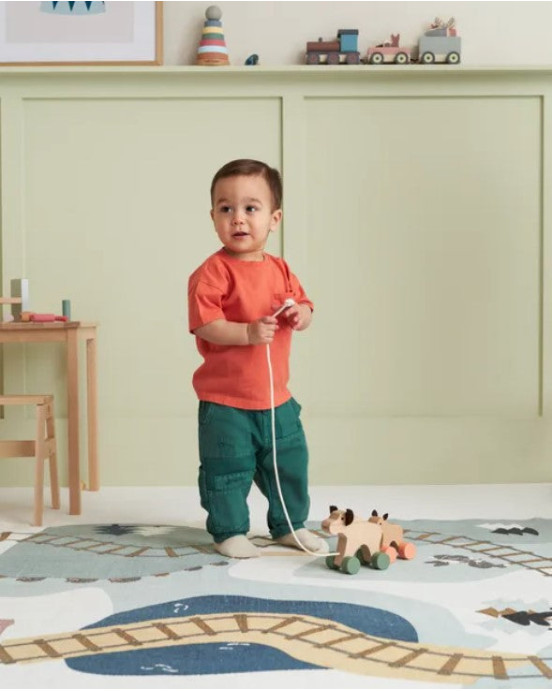 KIDS CONCEPT. Ξύλινη τρεχαλίτσα Τάρανδοι EDVIN