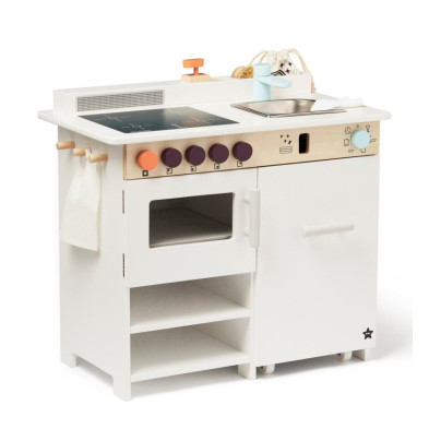 KIDS CONCEPT. Ξύλινη κουζίνα με πλυντήριο πιάτων KID'S HUB