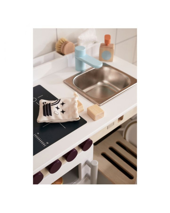 KIDS CONCEPT. Ξύλινη κουζίνα με πλυντήριο πιάτων KID'S HUB