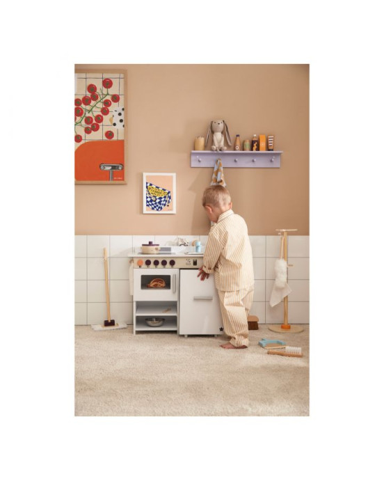 KIDS CONCEPT. Ξύλινη κουζίνα με πλυντήριο πιάτων KID'S HUB