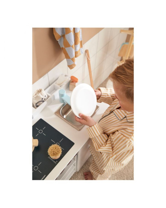 KIDS CONCEPT. Ξύλινη κουζίνα με πλυντήριο πιάτων KID'S HUB