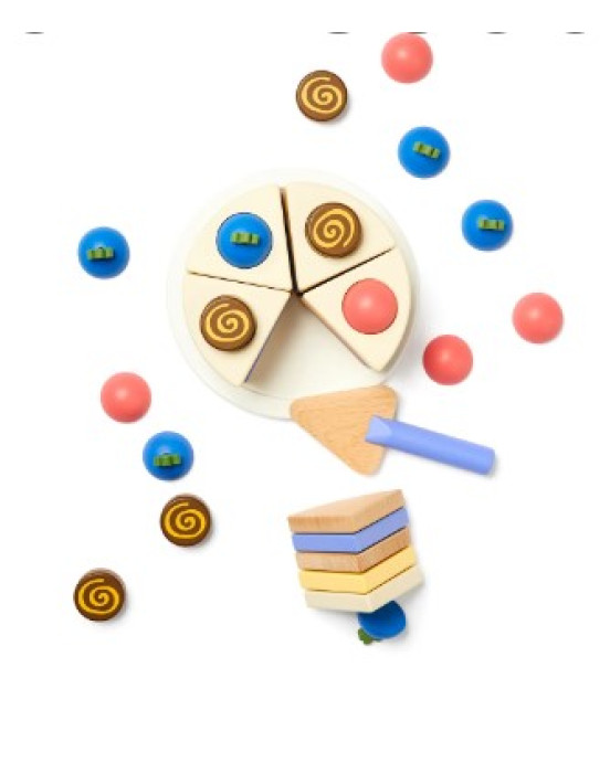 KIDS CONCEPT. Ξύλινη τούρτα με στρώσεις KID'S HUB