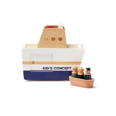 KIDS CONCEPT. Ξύλινο πλοίο με αυτοκίνητα AIDEN