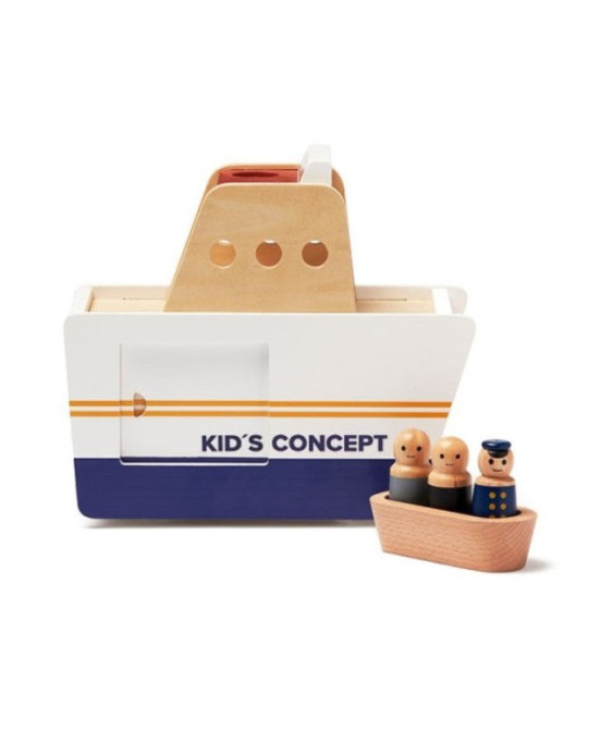 KIDS CONCEPT. Ξύλινο πλοίο με αυτοκίνητα AIDEN
