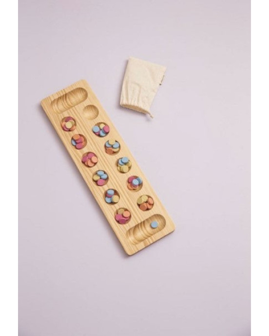 KIDS CONCEPT. Ξύλινο επιτραπέζιο παιχνίδι Kalaha