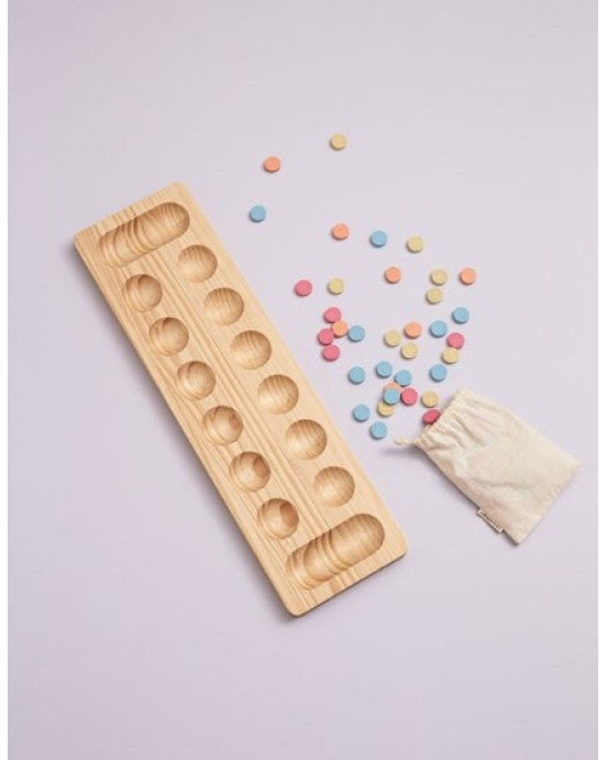 KIDS CONCEPT. Ξύλινο επιτραπέζιο παιχνίδι Kalaha