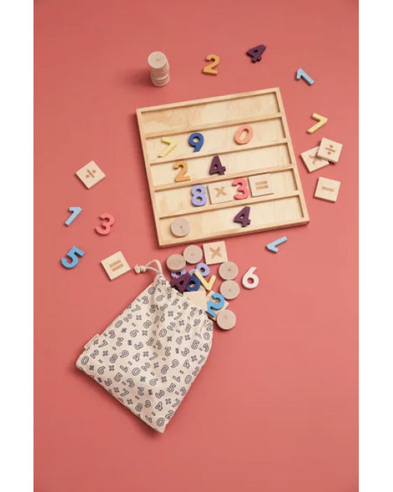 KIDS CONCEPT. Ξύλινο επιτραπέζιο παιχνίδι αρίθμησης
