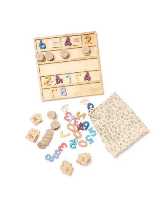 KIDS CONCEPT. Ξύλινο επιτραπέζιο παιχνίδι αρίθμησης