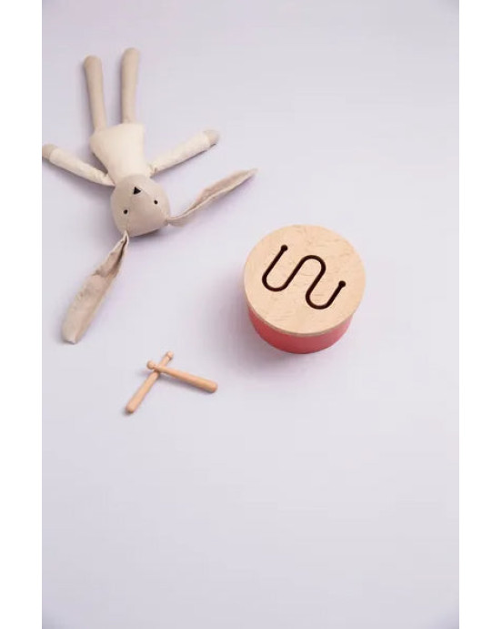 KIDS CONCEPT. Τύμπανο Star (απαλό κόκκινο)