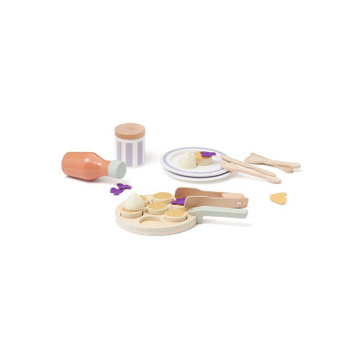 KIDS CONCEPT. Ξύλινο σετ παιχνιδιού - Pancakes KID'S HUB