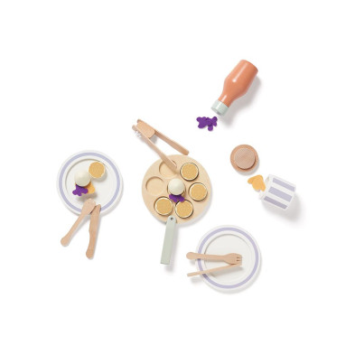KIDS CONCEPT. Ξύλινο σετ παιχνιδιού - Pancakes KID'S HUB