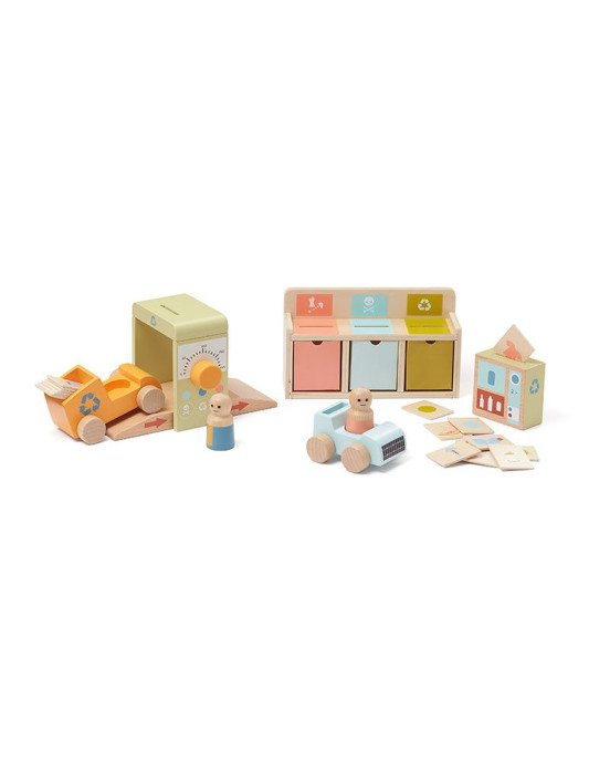 KIDS CONCEPT. Ξύλινο παιχνίδι σταθμός ανακύκλωσης AIDEN