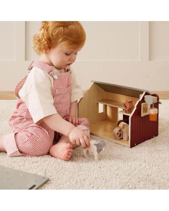 KIDS CONCEPT. Ξύλινη φάρμα με ηλιακό πάνελ AIDEN