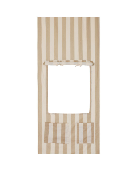 KIDS CONCEPT. Υφασμάτινο κουκλοθέατρο (μπεζ ριγέ)