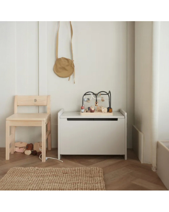 KIDS CONCEPT. Κουτί αποθήκευσης-κομοδίνο Star (γκρι) - νεο
