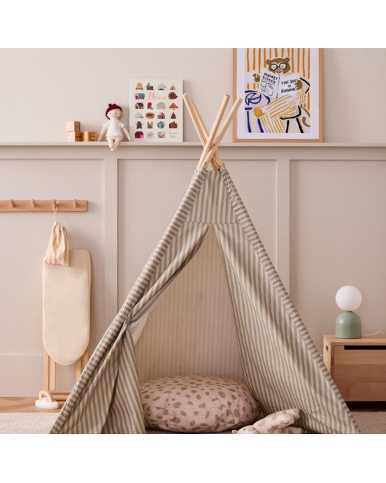 KIDS CONCEPT. Σκηνή παιχνιδιού ινδιάνικη με ρίγες KID’S BASE