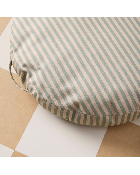 KIDS CONCEPT. Μαξιλάρι δαπέδου στρογγυλό 60cm με ρίγες