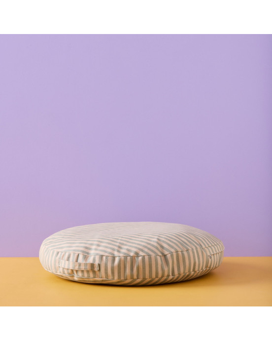 KIDS CONCEPT. Μαξιλάρι δαπέδου στρογγυλό 60cm με ρίγες