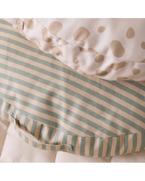 KIDS CONCEPT. Μαξιλάρι δαπέδου στρογγυλό 60cm με βούλες