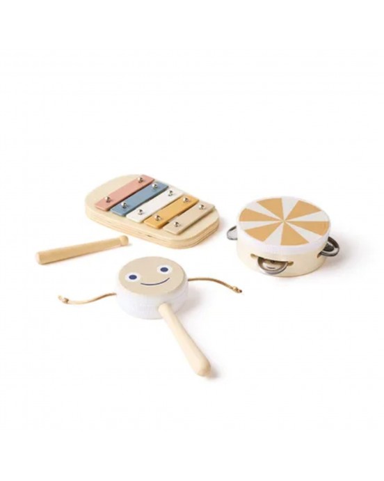 KIDS CONCEPT. Παιδικό σετ μουσικών οργάνων KID'S MUSIC (καφέ)