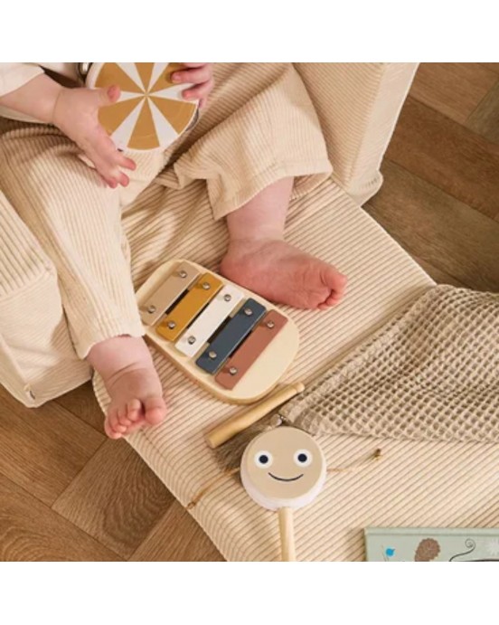 KIDS CONCEPT. Παιδικό σετ μουσικών οργάνων KID'S MUSIC (καφέ)