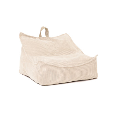 KIDS CONCEPT. Υφασμάτινη πολυθρόνα - πουφ KID'S BASE (κρεμ)