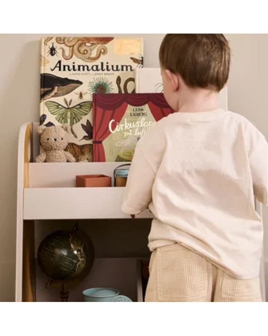 KIDS CONCEPT. Ράφι αποθήκευσης STAR (γκρι-μουσταρδί)