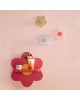 KIDS CONCEPT. Ξύλινο ράφι τοίχου λουλούδι KID'S BASE (ροζ)
