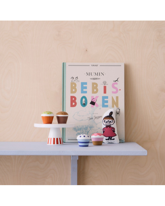 KIDS CONCEPT. Ξύλινος δίσκος με 4 κεκάκια MOOMIN