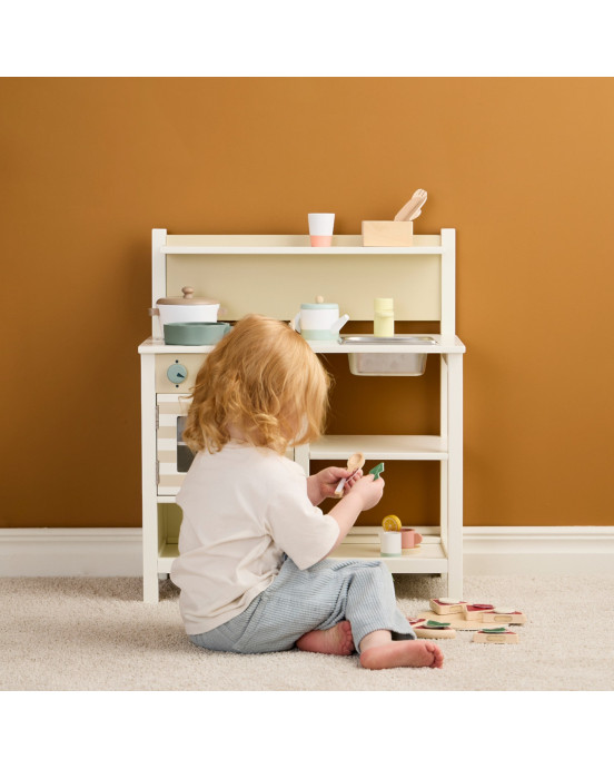 KIDS CONCEPT. Ξύλινη κουζίνα KID'S HUB (λευκό)