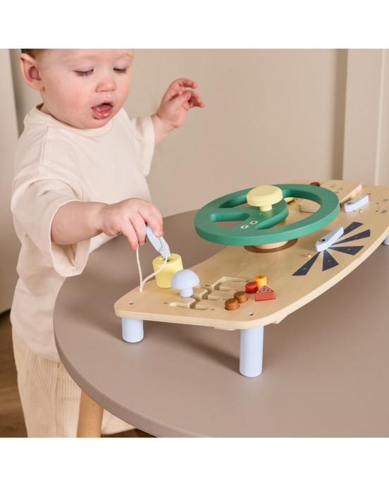 KIDS CONCEPT. Ξύλινο ταμπλό-τιμόνι δραστηριοτήτων AIDEN