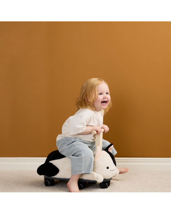 KIDS CONCEPT. Ξύλινο τροχήλατο γατούλα AIDEN