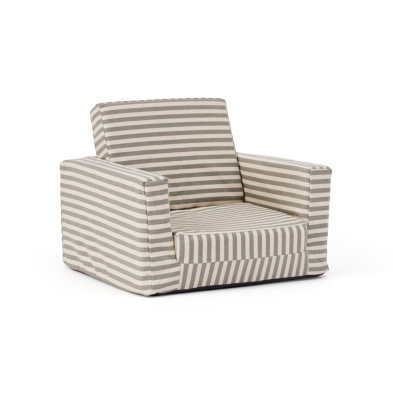 KIDS CONCEPT. Πτυσσόμενη πολυθρόνα KID'S BASE (ριγέ)