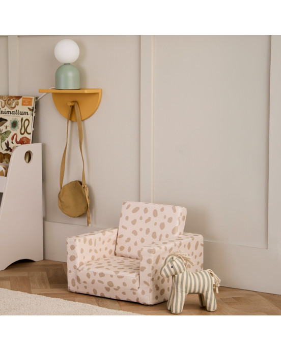 KIDS CONCEPT. Πτυσσόμενη πολυθρόνα KID'S BASE (πουά)