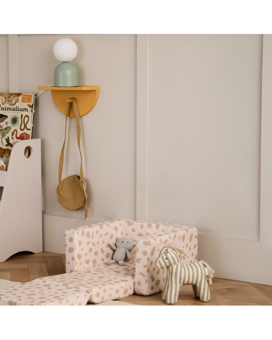 KIDS CONCEPT. Πτυσσόμενη πολυθρόνα KID'S BASE (πουά)