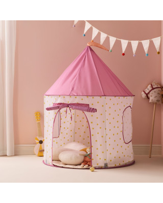 KIDS CONCEPT. Σκηνή παιχνιδιού (ροζ πουά)