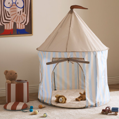 KIDS CONCEPT. Σκηνή παιχνιδιού (γαλάζιο ριγέ)