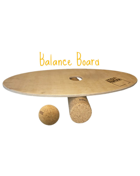 KORXX. Ξύλινη σανίδα ισορροπίας Galaxy Surf RS - φυσικό