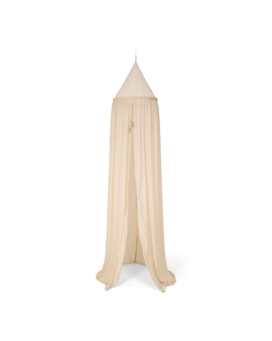 LITTLE DUTCH. Κουνουπιέρα κρεβατιού από μουσελίνα Pure Soft Beige 250x50